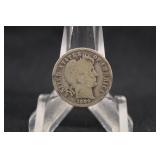 1909 Barber Silver Dime