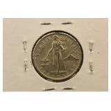 1944-D U.S. Philippines Silver 20 Cent Coin