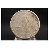 1908 One Peso Filipines Silver Coin