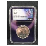 1964 PF68 Kennedy Silver Half Dollar NGC Certified