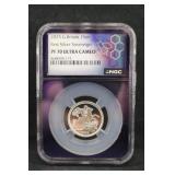 2025 G. Britain 1 Silver Sovereign PF70 Ultra CAM