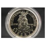 1989-S Proof Commemorative Half Dollar