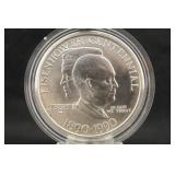 1990-W Eisenhower Commemorative Silver Dollar COA