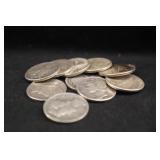 Lot of 10 Mixed Date Silver Mercury Dimes