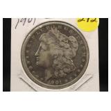 1901 Morgan Silver Dollar