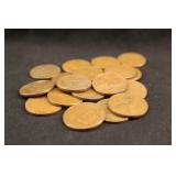 Lot of 20 Wheat Pennies