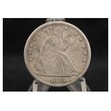 1876-CC Seated Liberty Silver Half Dollar