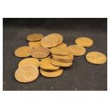 Lot of 20 Wheat Pennies