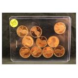 Lot of 10 Lincoln Head Proof Cent