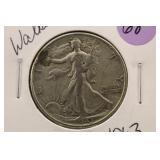 1943 Walking Liberty Silver Half Dollar