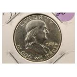 1963-D Franklin Silver Half Dollar
