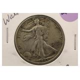 1943 Walking Liberty Silver Half Dollar
