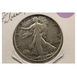 1944-S Walking Liberty Silver Half Dollar