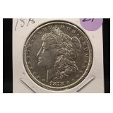 1878 Morgan Silver Dollar Toned Reverse