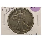 1943 Walking Liberty Silver Half Dollar