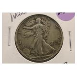1943 Walking Liberty Silver Half Dollar