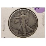 1943 Walking Liberty Silver Half Dollar