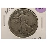 1943 Walking Liberty Silver Half Dollar