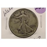 1943 Walking Liberty Silver Half Dollar