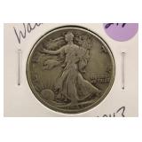 1943 Walking Liberty Silver Half Dollar
