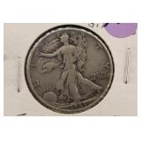 1943 Walking Liberty Silver Half Dollar