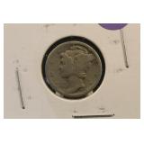 1925-S Mercury Silver Dime