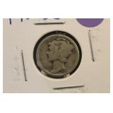 1925-S Mercury Silver Dime