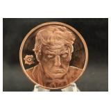 1oz .999 Copper Round