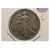 1943 Walking Liberty Silver Half Dollar