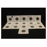 Lot of 16 Assorted Buffalo Nickels