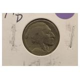 1918-D Buffalo Nickel