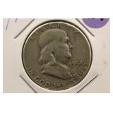 1952 Franklin Silver Half Dollar