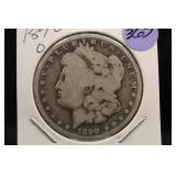1890-O Morgan Silver Dollar