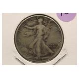 1942 Walking Liberty Silver Half Dollar