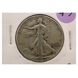 1942 Walking Liberty Silver Half Dollar