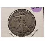 1943 Walking Liberty Silver Half Dollar