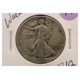 1942 Walking Liberty Silver Half Dollar