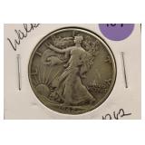 1942 Walking Liberty Silver Half Dollar