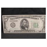 1934A $5 New York Federal Reserve Bank Note