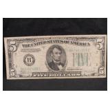 1934C $5 New York Federal Reserve Bank Note