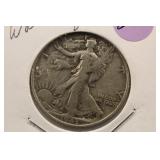 1943 Walking Liberty Silver Half Dollar
