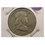 1960 Franklin Silver Half Dollar