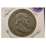 1954-D Franklin Silver Half Dollar