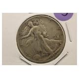 1945 Walking Liberty Silver Half Dollar