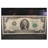 1976 Bicentennial $2 Atlanta GA Note