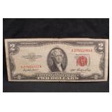 1953 $2 Red Seal Bank Note