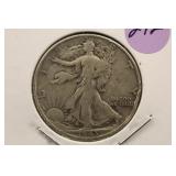 1943 Walking Liberty Silver Half Dollar