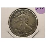 1943 Walking Liberty Silver Half Dollar