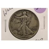 1943 Walking Liberty Silver Half Dollar