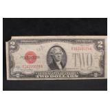1928-G $2 Red Seal Bank Note